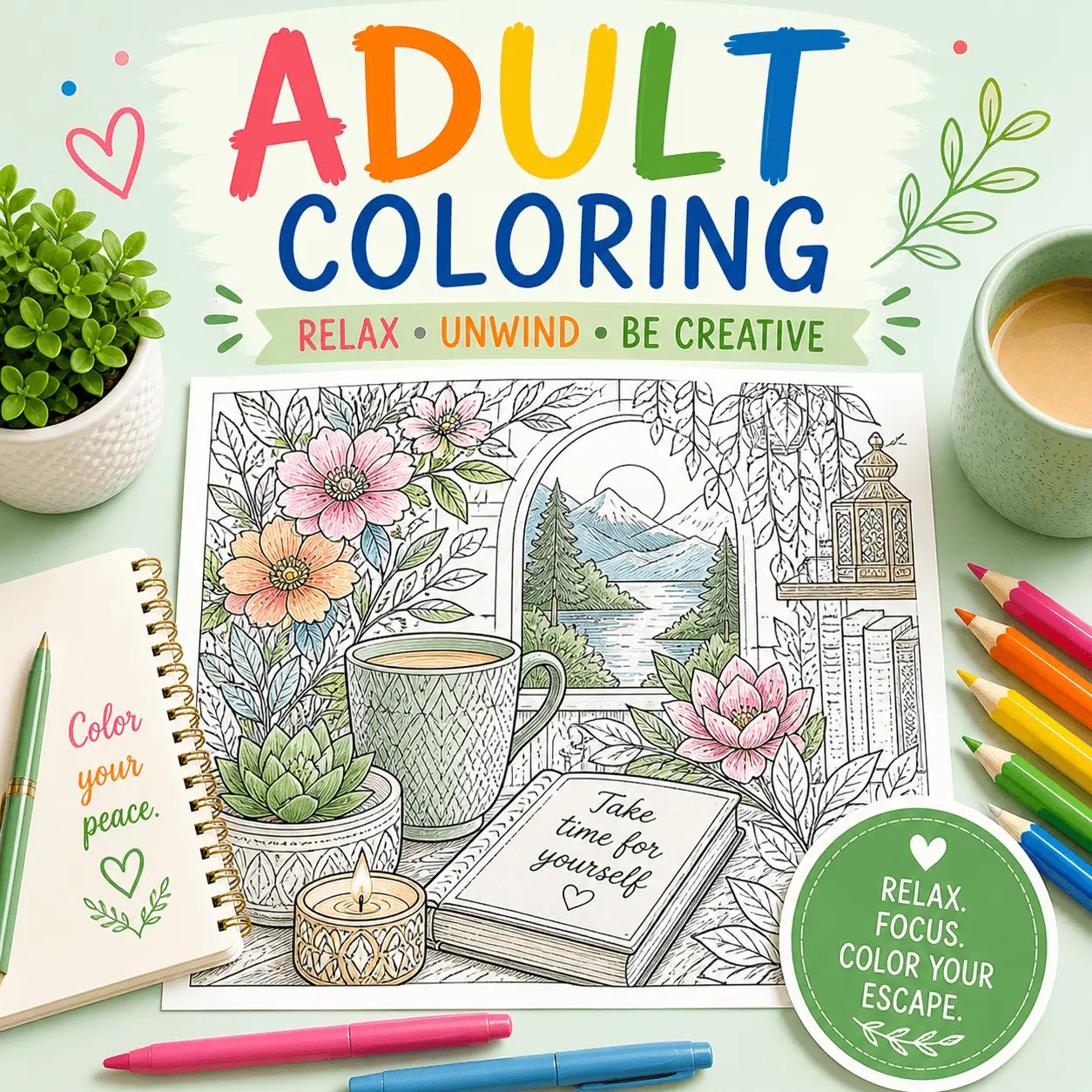 Adult Coloring Pages