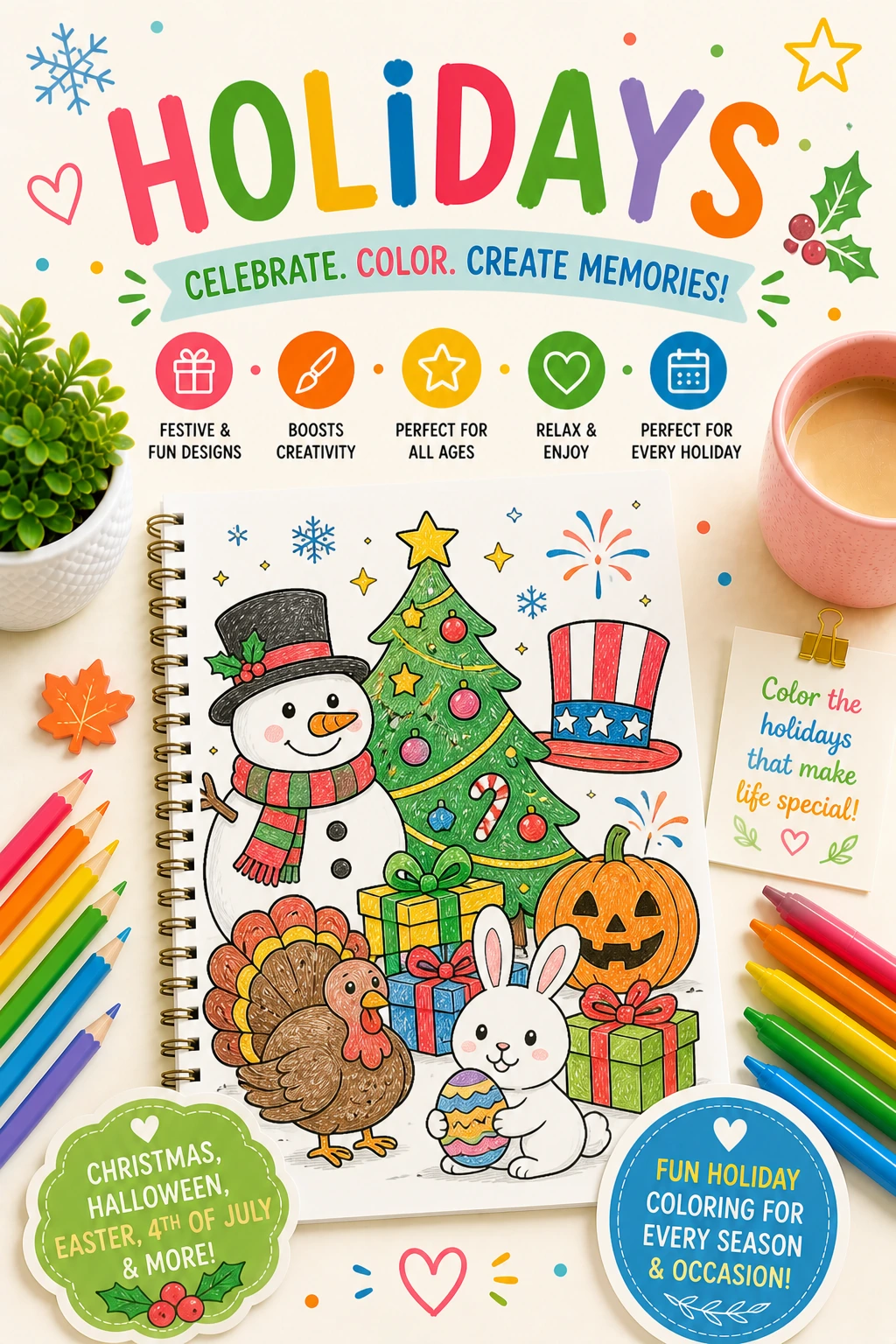 Holiday Coloring Pages