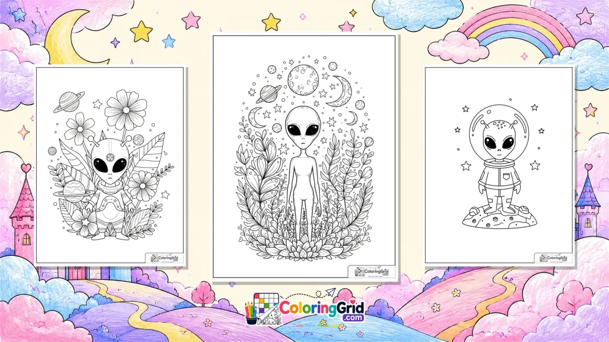 Alien Coloring Pages - Alien Coloring Pages: Free Alien Printables featured image