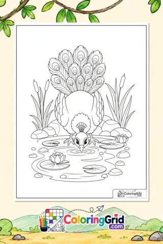Peacock Coloring Pages