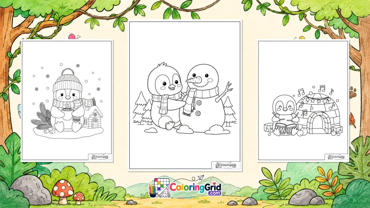 Penguin Coloring Pages - Penguin Coloring Pages: Free Penguin Printables featured image