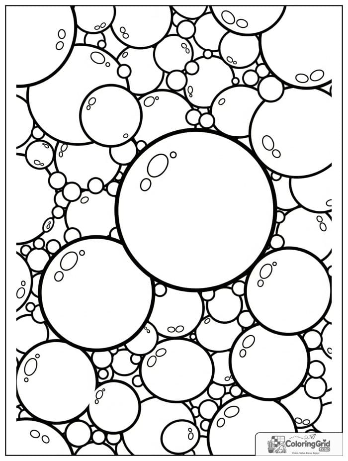 Circle pattern in black and white line art.