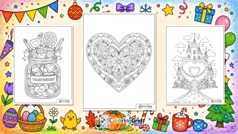 Valentine's Day Coloring Pages
