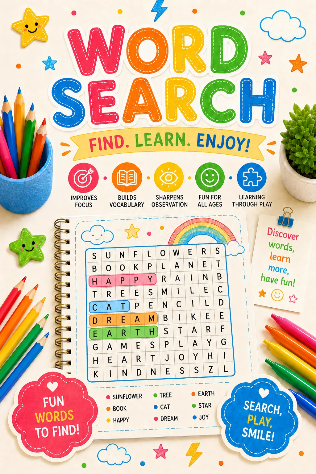 Word Search Printables