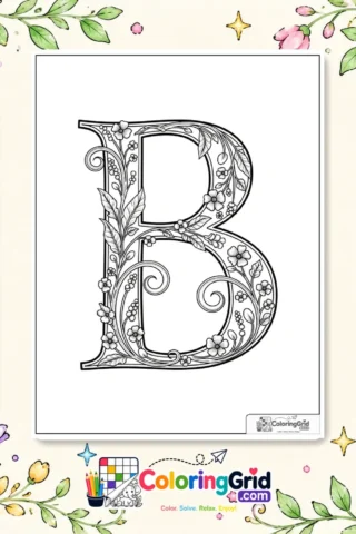 adult alphabet coloring pages