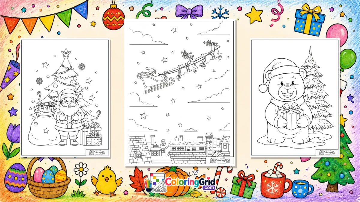 Christmas Coloring Pages - Christmas Coloring Pages: Free Holiday Printables featured image