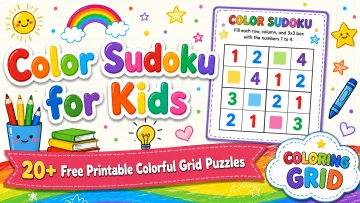 color sudoku for kids