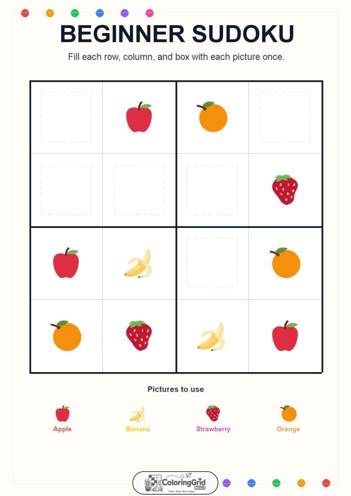 Beginner Sudoku 4x4 Puzzle 006